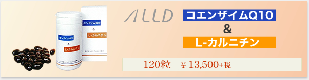 オールディコエンザイムQ10＆L-カルニチン　120粒　￥14,175（税込）